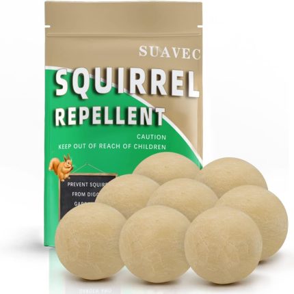 SUAVEC Squirrel Repellent Outdoor, for Garden